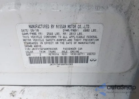 2019 Infiniti Q50 3.0T Red Sport 400 from USA, damaged, VIN JN1FV7AP4KM760365